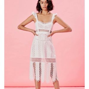 For Love and Lemons Lace Midi Dress